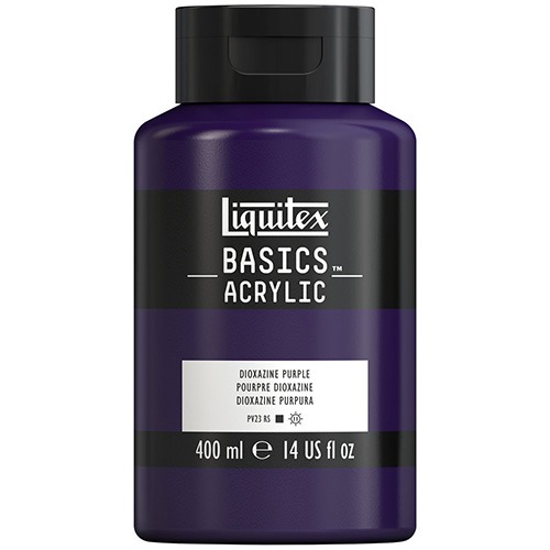 Liquitex Basics Acrylic Paint - (13.5oz/400ml) Dioxazine Purple
