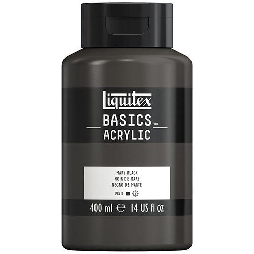 Liquitex Basics Acrylic Paint - (13.5oz/400ml) Mars Black