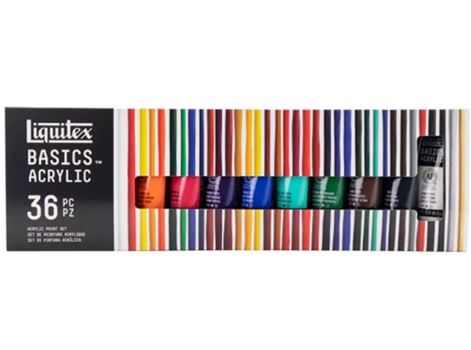 Liquitex Basics Acrylic 22ml Tube Set - (36 Pack)