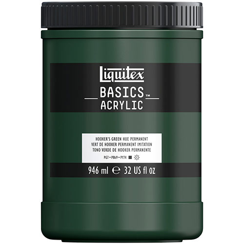 Liquitex Basics Acrylic Paint - (32oz/946ml) Hookers Green