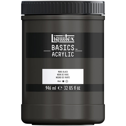 Liquitex Basics Acrylic Paint - (32oz/946ml) Mars Black