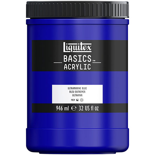 Liquitex Basics Acrylic Paint - (32oz/946ml) Ultramarine Blue