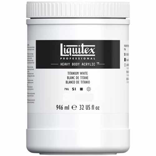 Liquitex Professional Heavy Body Acrylic Paint - (32oz/946ml) Titanium White