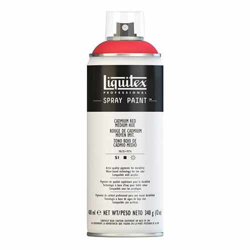 Liquitex Professional Spray Paint - (13.53oz/400ml) Cadmium Red Medium Hue