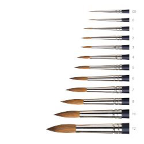 #00 Round Artists' Watercolor Brush