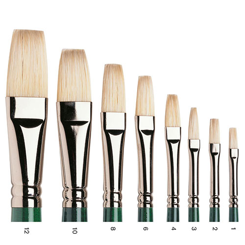 Winsor & Newton Winton Long Handle Brush - Flat #10