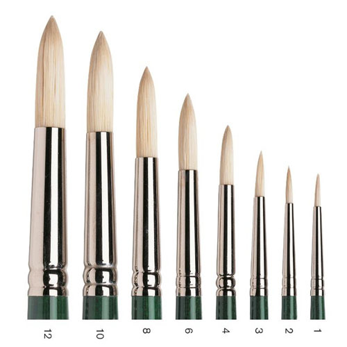 Winsor & Newton Winton Long Handle Brush - Round #3