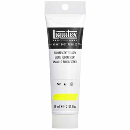 Liquitex  Heavy Body Paint- Fluorescent Yellow-2oz