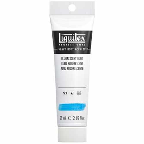 Liquitex  Heavy Body Paint- Fluorescent Blue-2oz